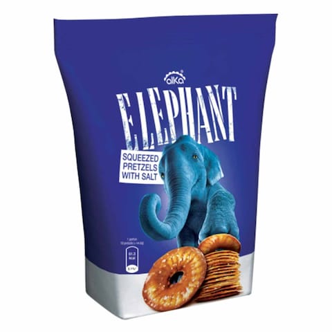 Elephant Baked Squeezed Pretzels With Salt 40g