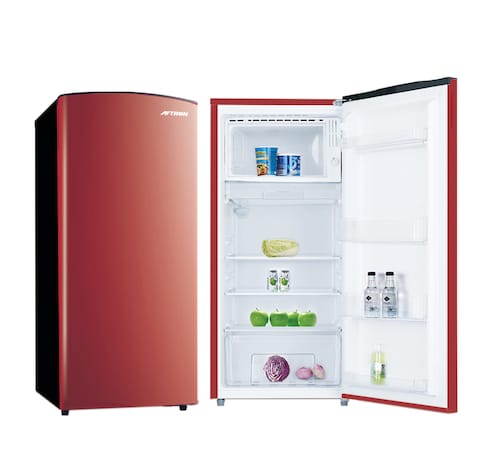 Aftron 156L Net Capacity Single Door Refrigerator, Red, AFR221RO