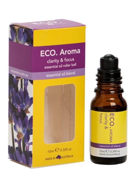 Eco - Clarity And Focus Essential Oil Roller Ball 10ml