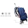 Eazy Kids Universal School Bag TROLLEY - Blue