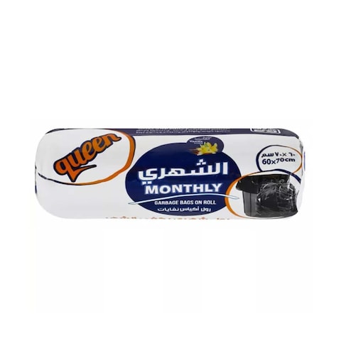 Queen Garbage Bags Roll - 60 x 70 Cm - 31 Bags