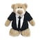 Mascot Bear with Black Suit 28cm