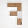 LED Marquee Letter Light Sign Wooden White (F) 25cm
