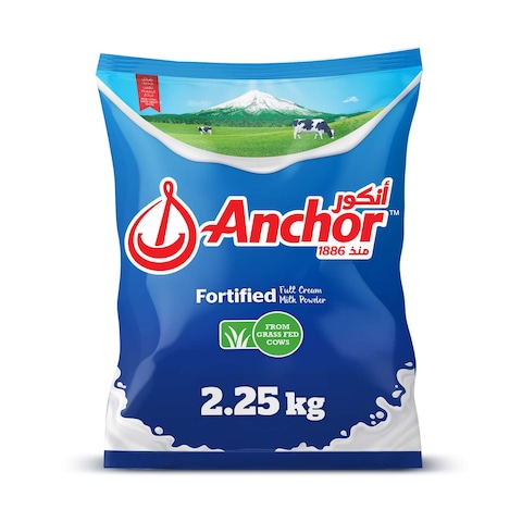 Buy Anchor Fortified Full Cream Milk Powder 2.25kg in UAE