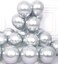 Metallic Chrome Balloons 50 Pcs 12 Inch Helium Shiny Thicken Latex Balloons Party Decoration (Silver)