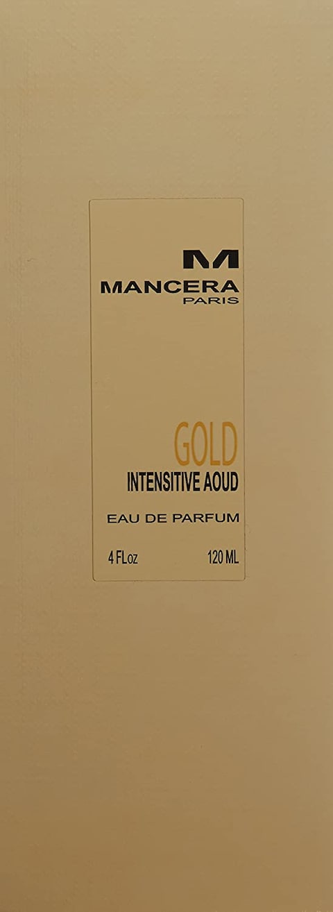 Mancera Gold Intensitive Aoud Unisex Eau De Parfum - 120ml