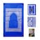 Noor Prayer Mat (Musalla) - Portable Pocket Prayer Mat For Islamic Prayer, 100 Cm X 60 Cm &ndash; Travel Friendly With Compass Qibla Finder - Muslim/Islamic Janamaz &ndash; Travel Prayer Mat For Mosque Or Travel