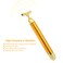 Generic-High Frequency Vibration 24K Gold Plated Energy Beauty Bar Massager Anti-aging Face Eye Wrinkle Eraser Firming Roller Stick