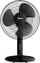 Midea Pedestal Stand Fan With SQD Motor, 16 Inch, 3D Oscillation Directions, 3 Speed Levels &amp; Adjustable Height, 5 Leaf Blade With 7.5 Hours Timer, Best For Home &amp; Office, Black, FS4019K
