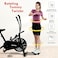 Sparnod Fitness SAB-05_T Series Upright Air Bike Exercise Cycle for Home Gym - Dual Action for Full Body Workout - Adjustable Resistance, Height Adjustable seat (DIY Installation)