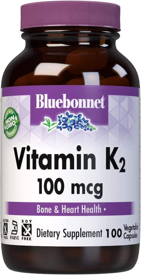 Bluebonnet Vitamin K2 100 Mcg Capsules