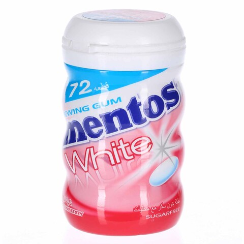 Mentos Gum White Strawberry 72 Pieces