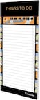 Collins Flourish To Do List Notepad with Slim Magnetic Pad - Trains Design