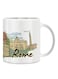 Giftex Rome City View Mug White/Beige/Black 11Ounce