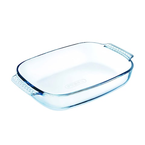 Pyrex Rectangular Roaster with Easy Grip - 22 cm