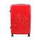 Biggdesign Cats Suitcase Luggage, Hardshell Luggage with Spinner Wheel, Travel Suitcase, Lock System, Lightweight, Red, Large, 28 Inch