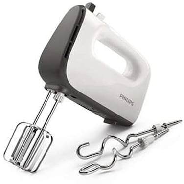 Philips Hand Mixer HR3740, 400 W, 5 Speeds, White