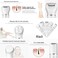 Generic Facial Hair Removal For Women 5 In 1 Grooming Kits Ladies Electric Shaver Hair Remover Rechargeable Electric Shaver For Women Body Nose Hair Facial Cleaning