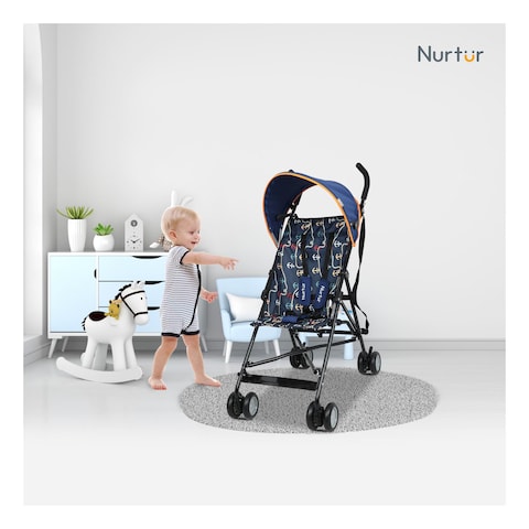 نورتور عربة أطفال مع مظلة مزخرفة B801FT-NR11 بمقاس 45×59×95 سم