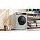 Bosch Series 8 Free-Standing Washing Machine, Front loader 10 kg , Home Connect-iService Remote, Remote Monitoring and Control, EcoSilence Drive, 1600 RPM, Silver inox, WGB2560XGC