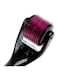 Generic - Titanium Microneedle Derma Roller Black/Pink