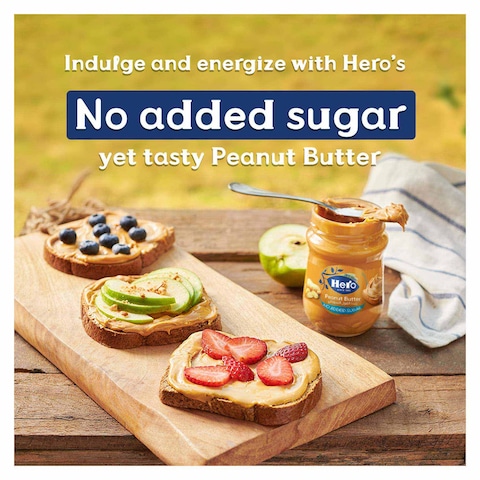 Hero Peanut Butter No Added Sugar - 300 gm