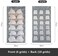 Hanging Storage Organizer Bag for Underwear Bra Socks, Dormitory Wall Hanging Student Home Storage Bag,Double-sided Storage Bag 24 Grid Mesh Pocket