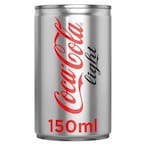 Buy Coca-Cola Light Carbonated Soft Drink Can 150ml in Kuwait