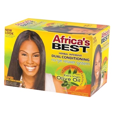 Africa&#39;s Best Relaxer System Herbal Intensive Dual Conditioning  Super Hair Kit