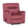 In House Velvet Rocking Recliner Chair - Dark Pink - AB01