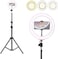 UK Plus Selfie Ring Light With Tripod Stand, Led 3 Light Modes Ringlight With Cell Phone Holder, 10 Inch Inner USB Selfie Ring Light For Youtube Video And Live Makeup/Photography (60 Cm)