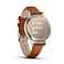 Garmin Lily 2 Classic Cream Gold with Tan Leather Band, 35.4mm, 010-02839-02