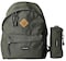 PAUSE SOLID GREEN BACKPACK 17&quot;