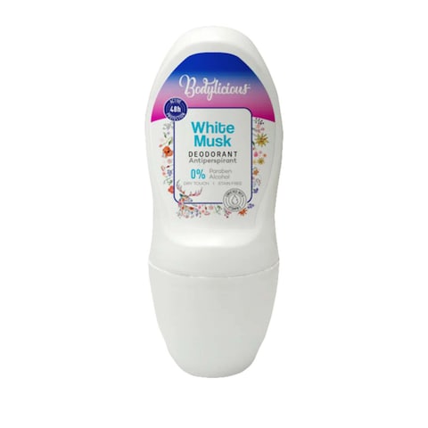 Bodylicious White Musk Roll-On Deodorant - 50 ml