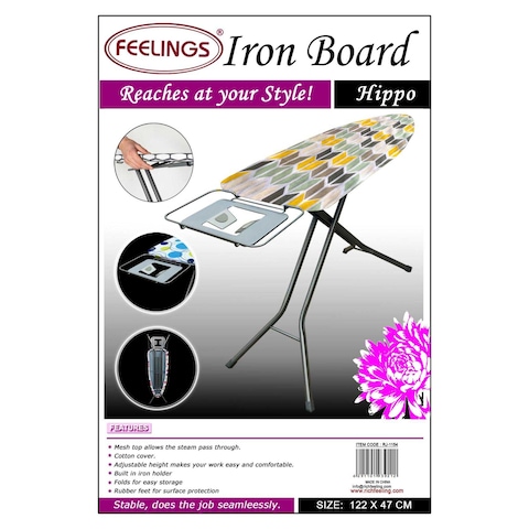 Feelings Hippo Iron Board Multicolour