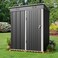 Egardenkart Metal Outdoor Pent Storage Shed (Grey)
