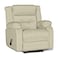 In House Velvet Rocking &amp; Rotating Recliner Chair - Light Beige - NZ30