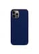 Generic Leather Case Cover With Magsafe For Iphone 12 Pro 6.1Inch Dark Blue