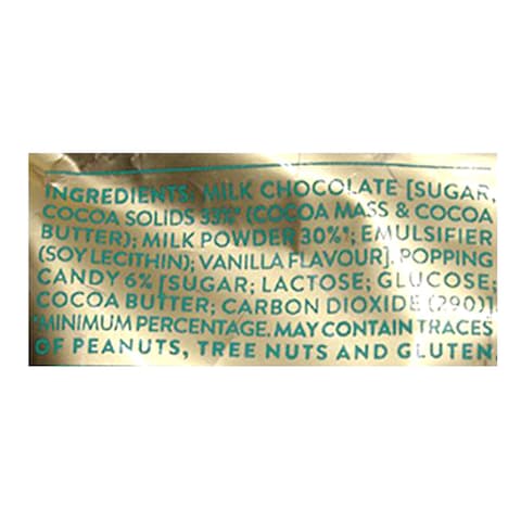 Whittaker&#39;s Tweats Creamy Milk Chocolate with Popping Candy Mini Slab 180g