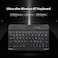 Generic-7-inch Wireless BT 3.0 Keyboard Mini Ultra-slim BT Keyboard for Tablet Smartphone Support iOS Windows Android Systems Black