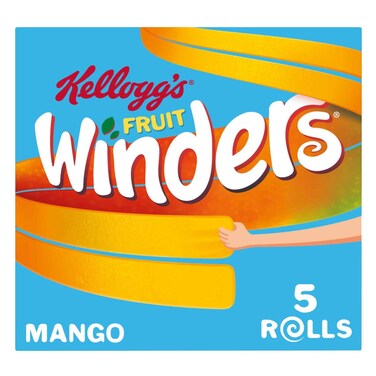 Kellogg&#39;s Candy Fruit Winders Mango Rolls 5X17GR