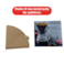 Sue&rsquo;s choice Cone Coffee Filters , 100 Count 2-4 Cups Unbleached Natural Brown V02 Disposable Coffee Filter Paper, Compatible with V60 and Conical Shaped Pour Over Coffee Dripper and Drip Coffee Make
