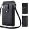 New Ladies Multifunctional Crossbody Vertical Mini Shoulder Bag/Mobile Phone Bag Black