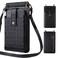 New Ladies Multifunctional Crossbody Vertical Mini Shoulder Bag/Mobile Phone Bag Black