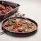 Tramontina Since 1911, Made In Brazil Brasil 30Cm 1.8L Black Aluminum Pizza Pan With Interior And Exterior Starflon Max Pfoa Free Nonstick Coating