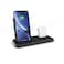 Zens - Aluminium Dual Wireless Charger + Dock 10W - Black