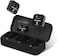 Saramonic 2-Person Wireless Mic System With Premium Lavaliers For Cameras, Mobile Devices &amp; More With Charging Case And TRS, TRRS, Lightning, USB-C Output Cables (Blink 900 B2)