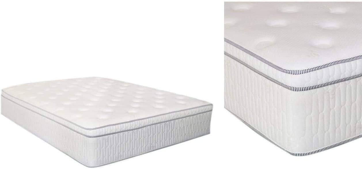 Galaxy Design Harmony Box Top Spring Mattress White - Queen Size ( L X W X H ) 190 X 120 X 36cm - 7 Year Full Warranty.