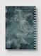 Lowha Spiral Notebook With 60 Sheets And Hard Paper Covers With Green Shades Watercolor Paint Design, For Jotting Notes And Reminders, For Work, University, School