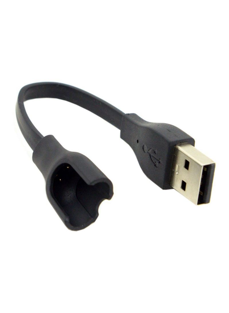 Lenovo - USB Charger Charging Cable For Xiaomi Mi Band 2 Black